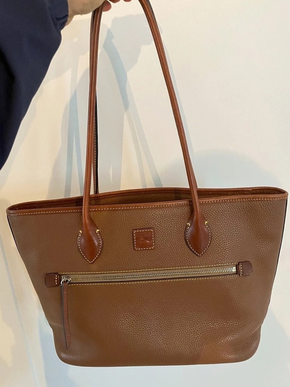 Dooney & Bourke Pebble Grain Tote Brown